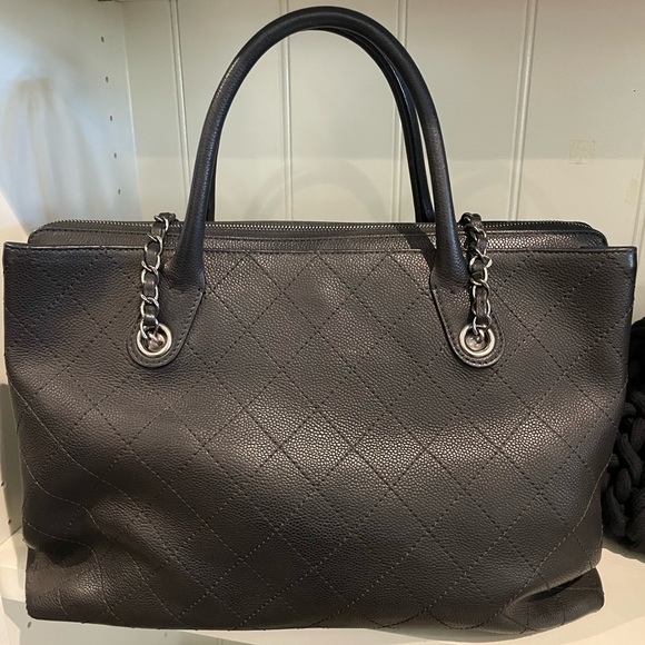 Chanel Urban Shopping Tote Quilted Caviar Large - Picture 7 of 16